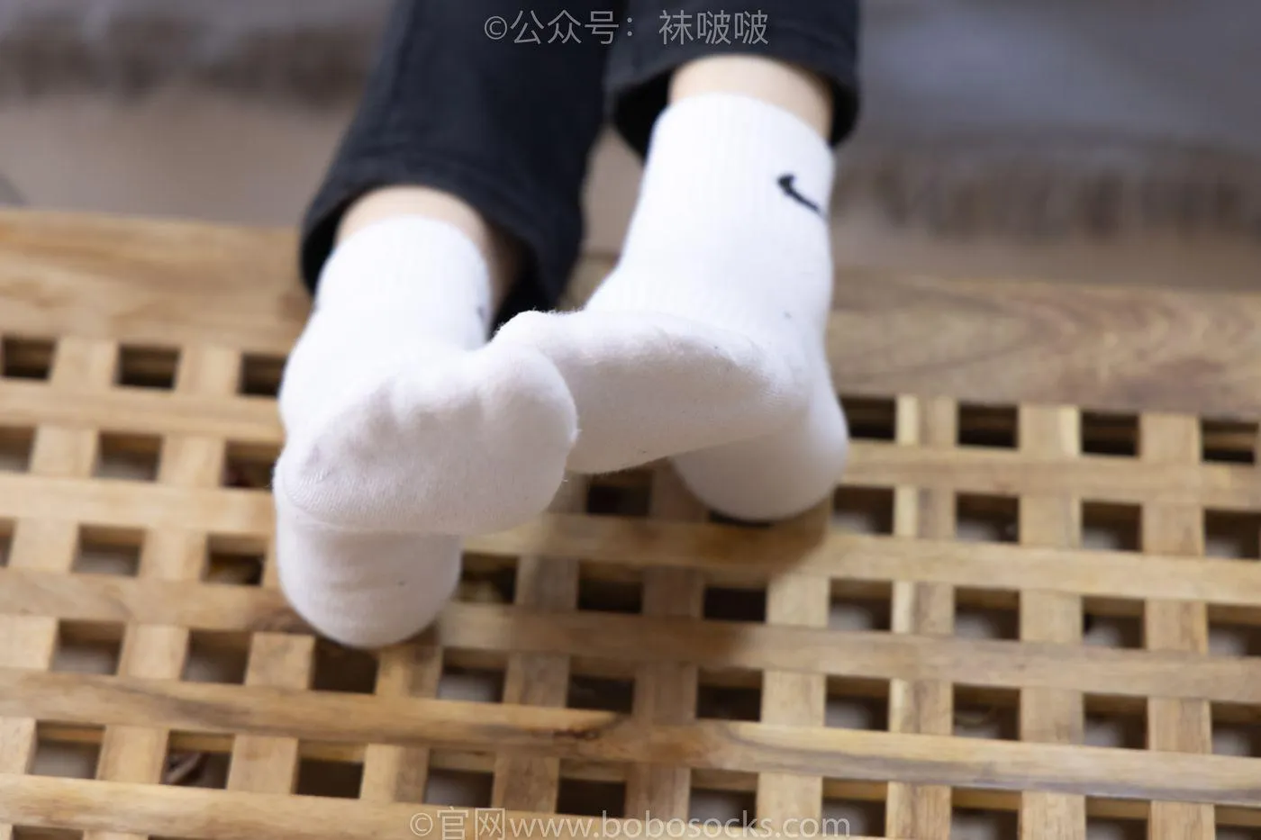 [BoBoSocks袜啵啵]NO.061 稚予-短靴、白棉袜、裸足 [145P]插图6